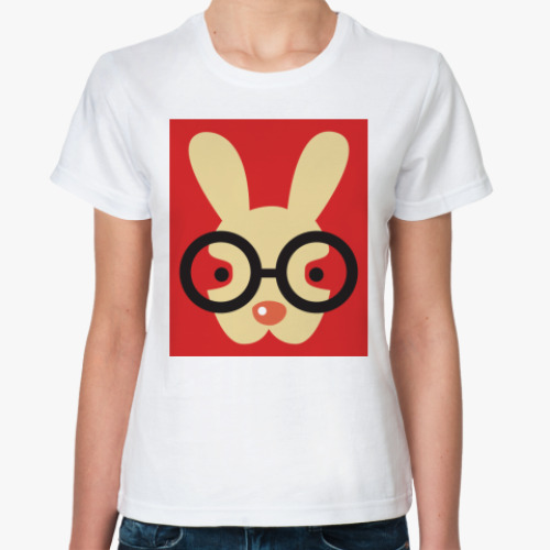 Классическая футболка заяц
