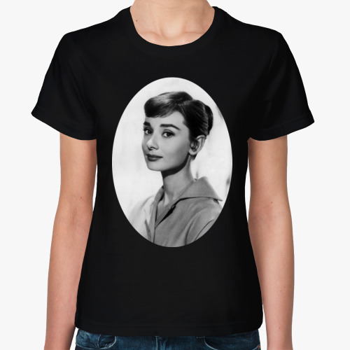 Женская футболка Одри Хепберн / Audrey Hepburn