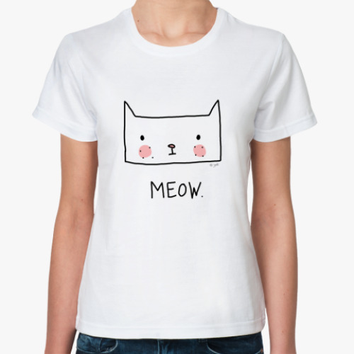 Классическая футболка MEOW