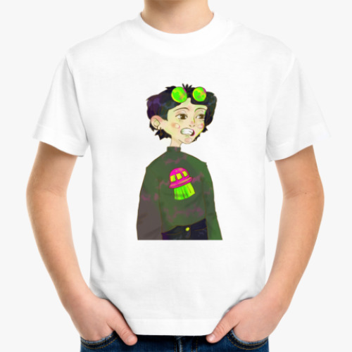 Детская футболка Неоновый мальчик
