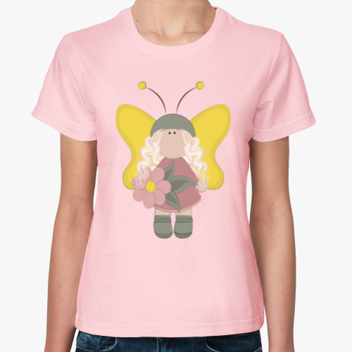 Женская футболка Фея с крыльями