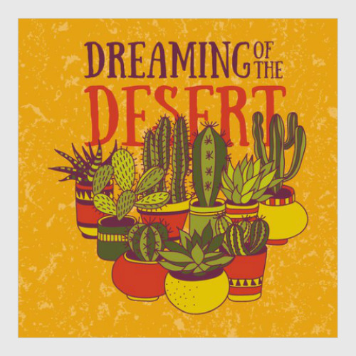 Постер Dreaming of the desert