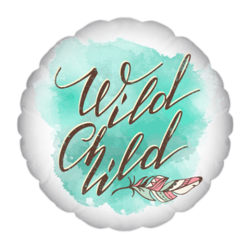 Подушка Wild child-Дикое дитя