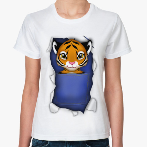 Классическая футболка 'Тигр'