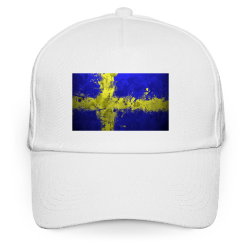 Кепка бейсболка 'Шведский флаг'