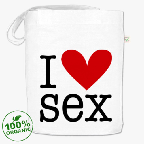 Сумка шоппер I love sex