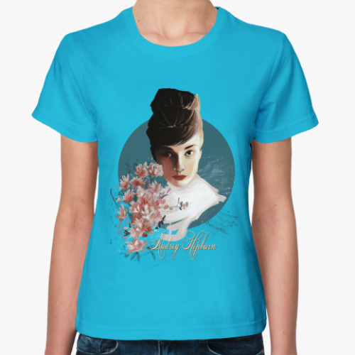 Женская футболка Audrey Hepburn