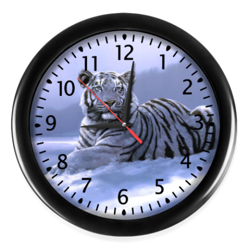 Настенные часы 'Белый Тигр'
