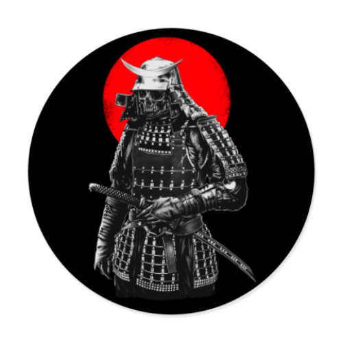 Виниловые наклейки Мертвый самурай