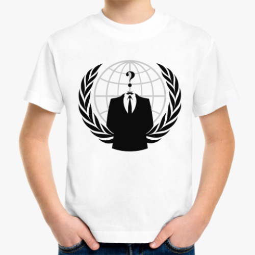 Детская футболка Anonymous