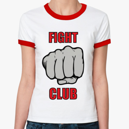 Женская футболка Ringer-T fight club
