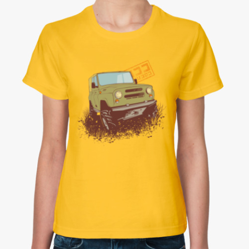 Женская футболка 4х4 Off Road УАЗ
