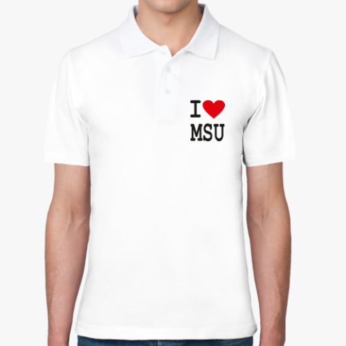Рубашка поло I Love MSU (муж.)
