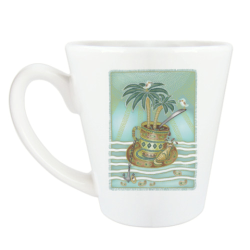 Чашка Латте Остров в чашке
