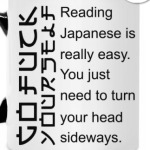 Reading japanese is really easy