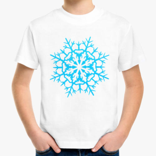Детская футболка Бумажная снежинка
