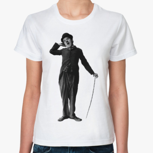 Классическая футболка Чарли Чаплин