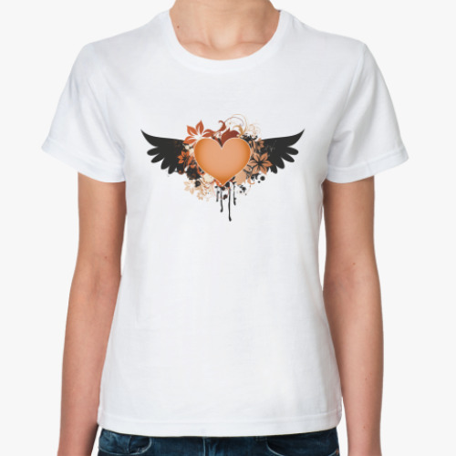 Классическая футболка LOVE HEART