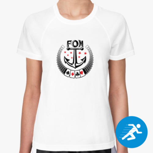 Женская спортивная футболка Фокусы от Моряка