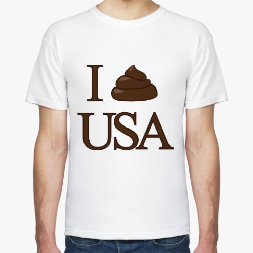 Футболка I love USA