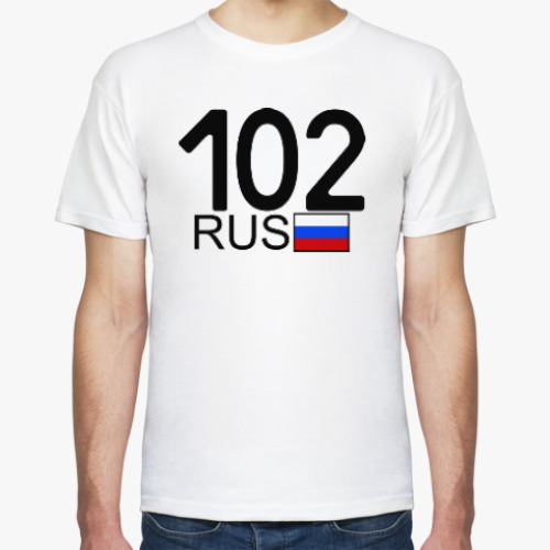 Футболка 102 RUS (A777AA)