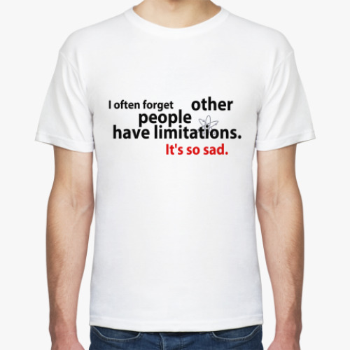 Футболка PeopleHaveLimitations