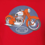 Ретро мотоцикл ЯВА 50-е