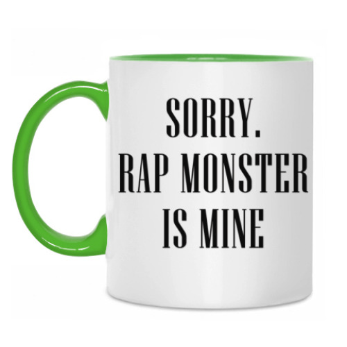 Кружка Sorry. Rap Monster is mine