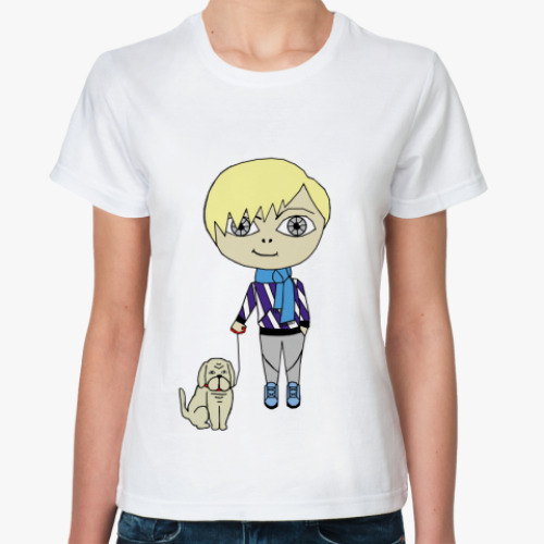 Классическая футболка Cool boy dog