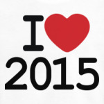 Новогодний принт I Love 2015