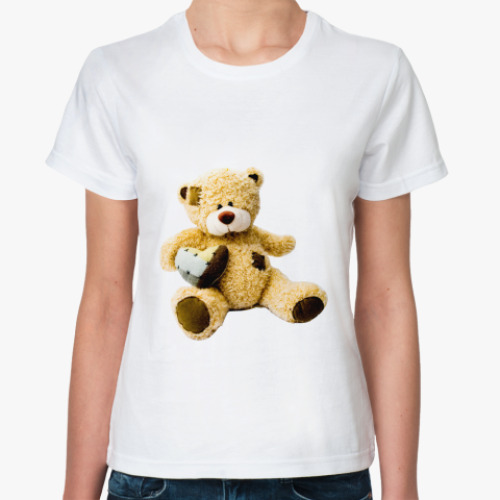 Классическая футболка ''Bear with Heart''
