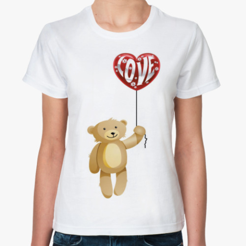 Классическая футболка   "Love"
