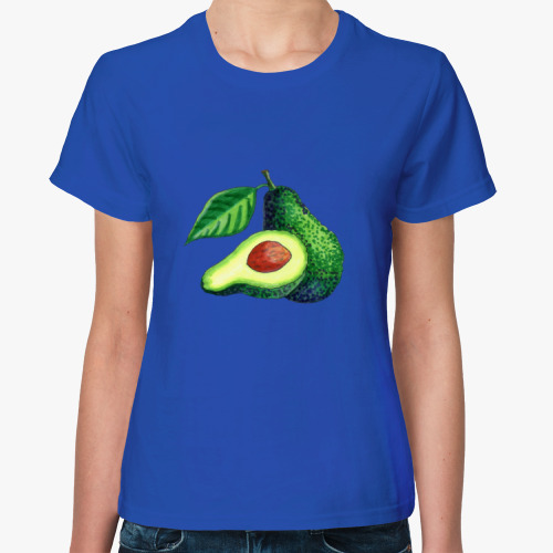 Женская футболка "Солнечный авокадо"