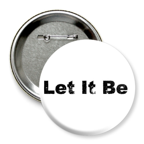 Значок 75мм The Beatles Let It Be