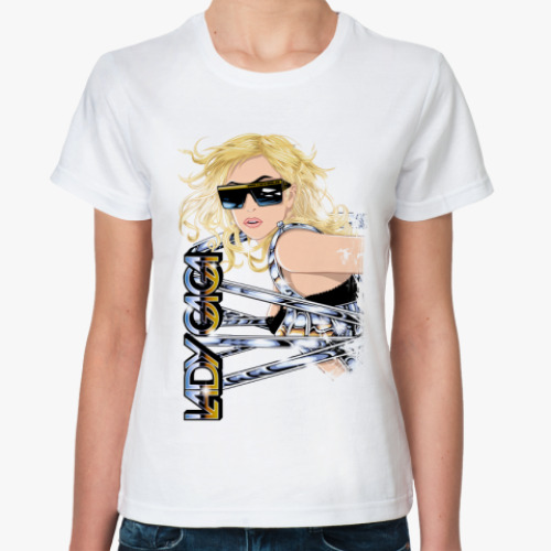 Классическая футболка 'Lady GaGa'