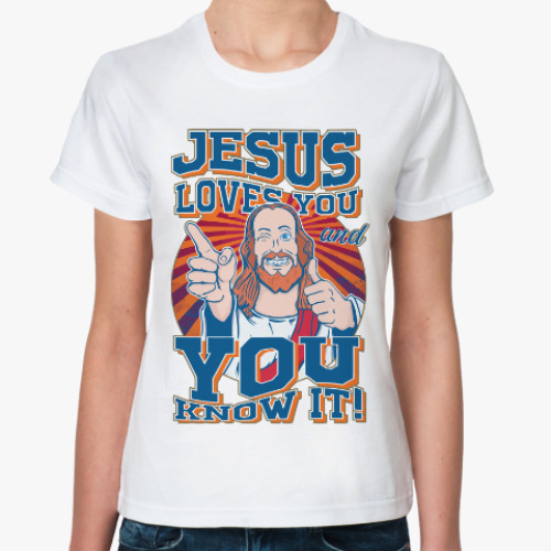 Классическая футболка Иисус