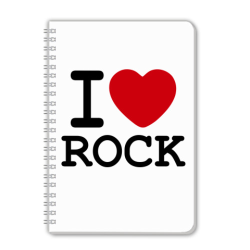 Тетрадь I Love Rock