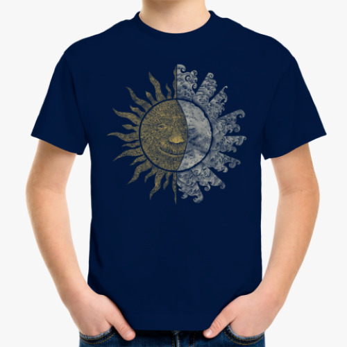 Детская футболка Солнце и Луна