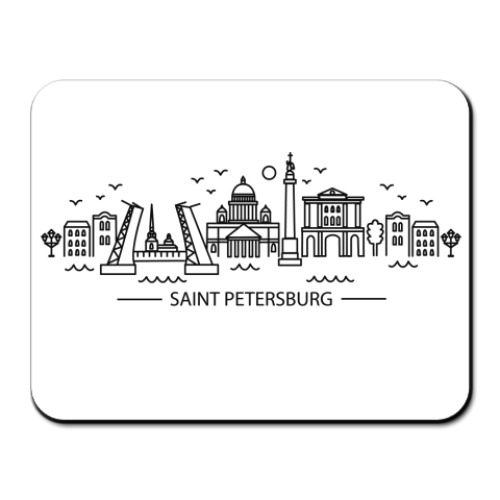 Коврик для мыши Санкт-Петербург