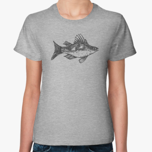 Женская футболка Fish