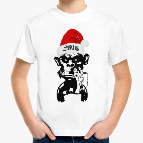 Детская футболка DJ Monkey 2016 New Year