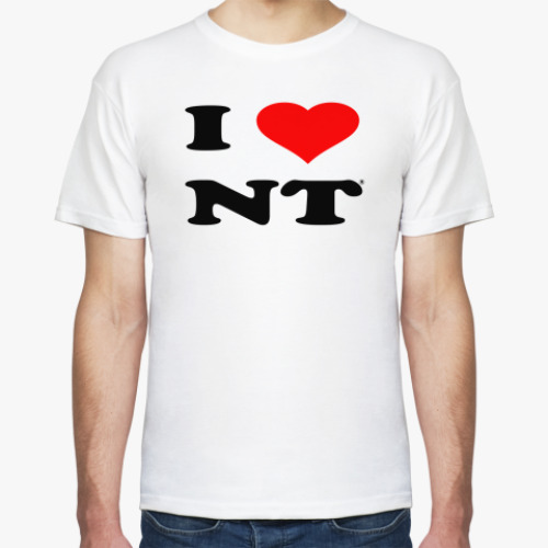 Футболка I love NT