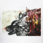 Волки / животные / абстракция