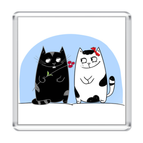 Магнит  Коты