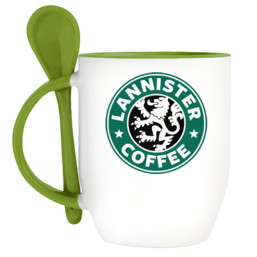 Кружка с ложкой Lannister Coffee