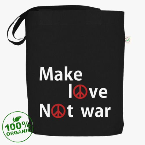 Сумка шоппер Make love not war