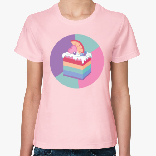 Женская футболка Cake / Пирожное