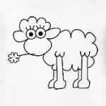 Овца с клевером