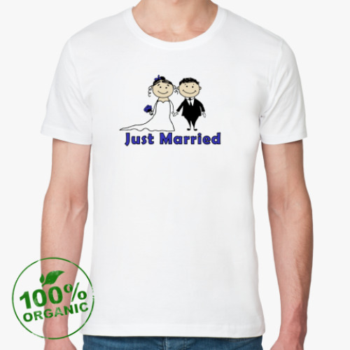 Футболка из органик-хлопка Just Married