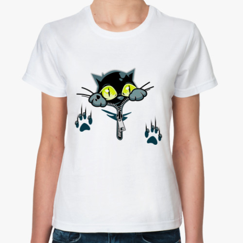 Классическая футболка BLACK CAT